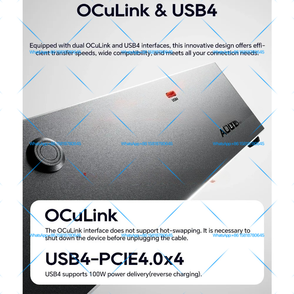 AOOSTAR AG02 Dock Kartu Grafis - Oculink Egpu Dock Graphics Card ulasan dan harga